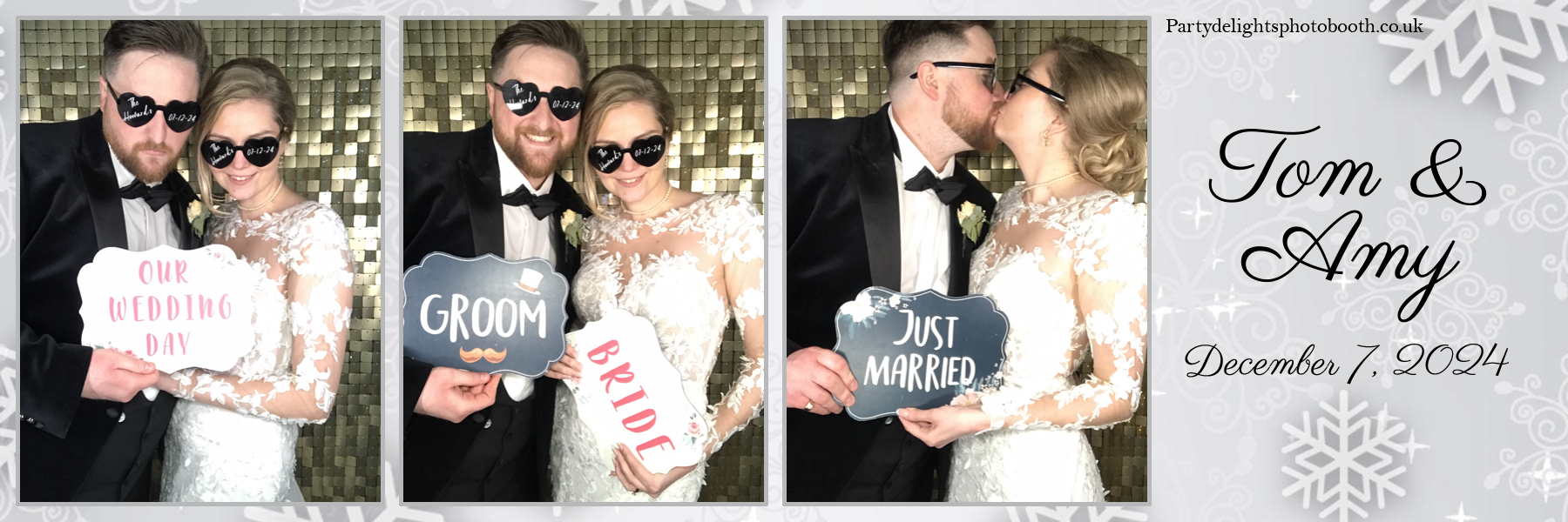 Tom & Amy's Wedding | View more photos from the event at gallery.partydelightsphotobooth.co.uk/u/PartyDelightsPhotoBooth/Tom-Amys-Wedding