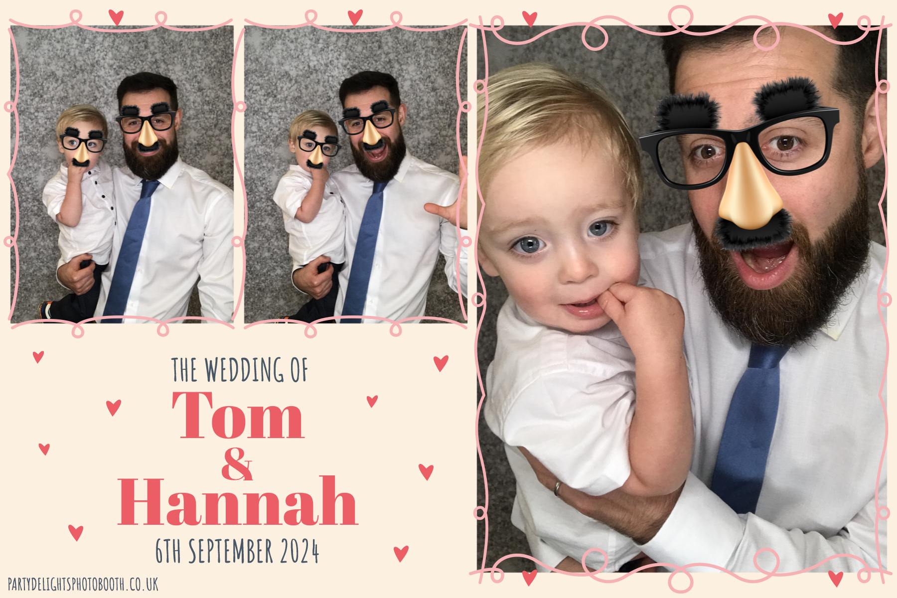 Tom and Hannah’s wedding | View more photos from the event at gallery.partydelightsphotobooth.co.uk/u/PartyDelightsPhotoBooth/Tom-and-Hannah’s-wedding