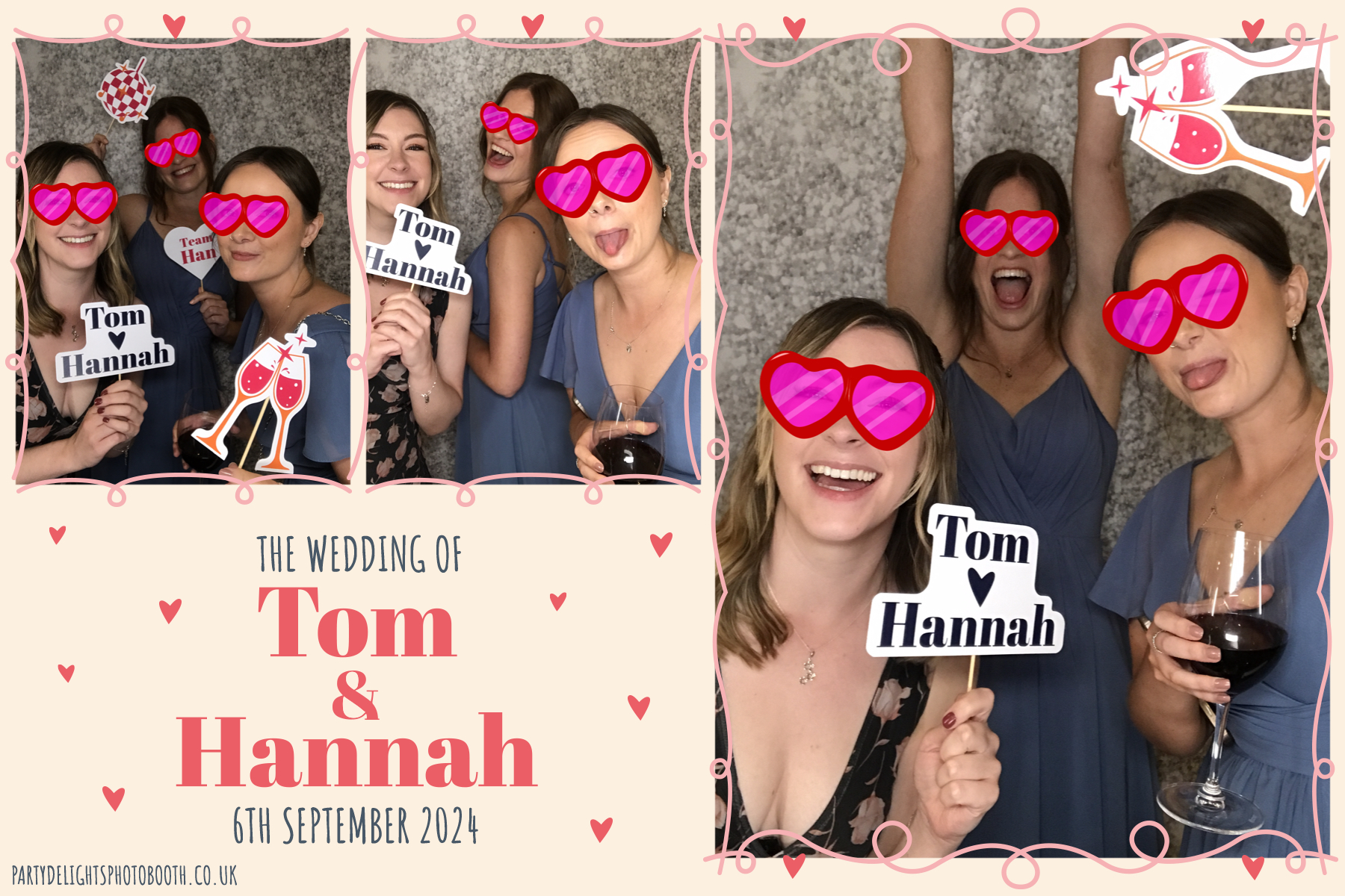 Tom and Hannah’s wedding | View more photos from the event at gallery.partydelightsphotobooth.co.uk/u/PartyDelightsPhotoBooth/Tom-and-Hannah’s-wedding