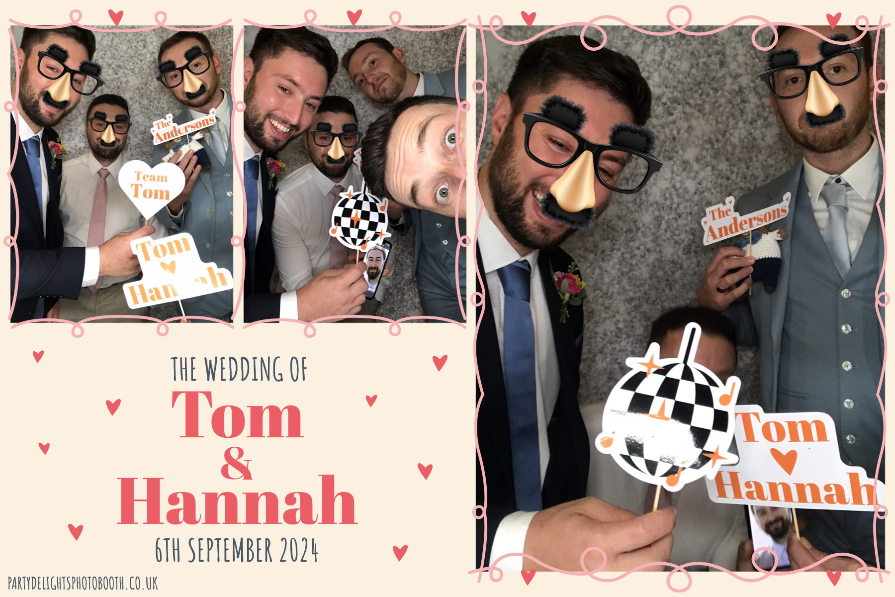 Tom and Hannah’s wedding | View more photos from the event at gallery.partydelightsphotobooth.co.uk/u/PartyDelightsPhotoBooth/Tom-and-Hannah’s-wedding