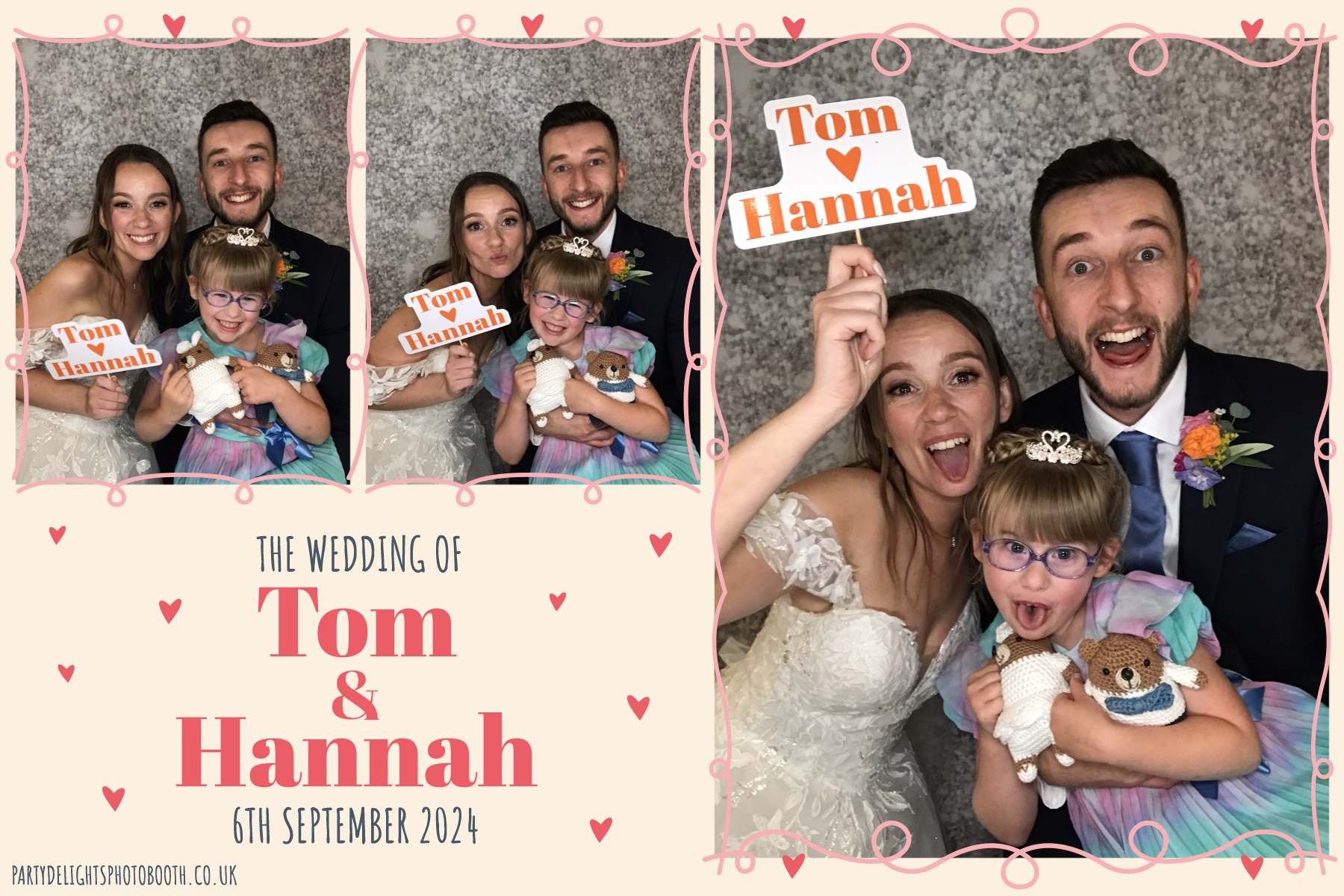 Tom and Hannah’s wedding | View more photos from the event at gallery.partydelightsphotobooth.co.uk/u/PartyDelightsPhotoBooth/Tom-and-Hannah’s-wedding