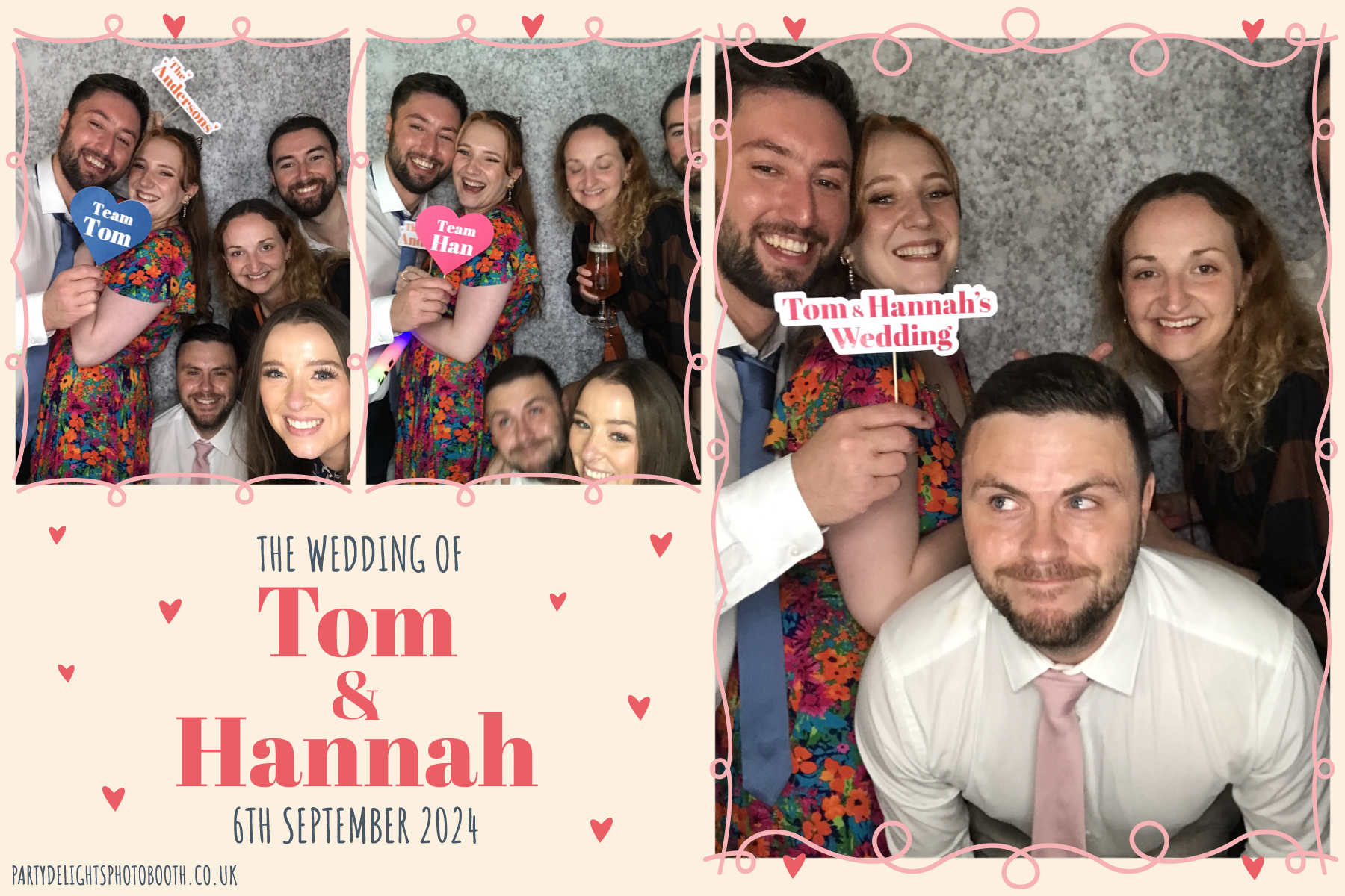 Tom and Hannah’s wedding | View more photos from the event at gallery.partydelightsphotobooth.co.uk/u/PartyDelightsPhotoBooth/Tom-and-Hannah’s-wedding