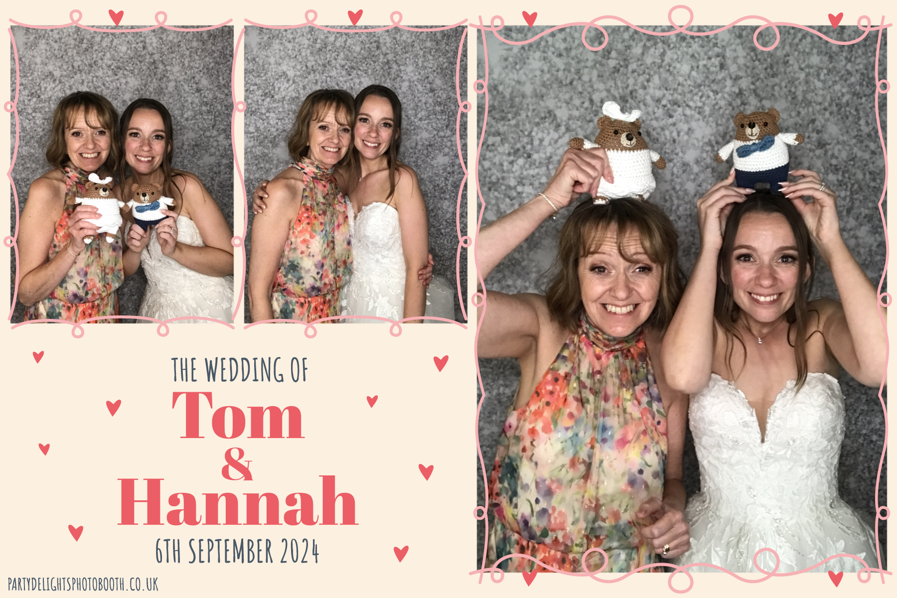 Tom and Hannah’s wedding | View more photos from the event at gallery.partydelightsphotobooth.co.uk/u/PartyDelightsPhotoBooth/Tom-and-Hannah’s-wedding