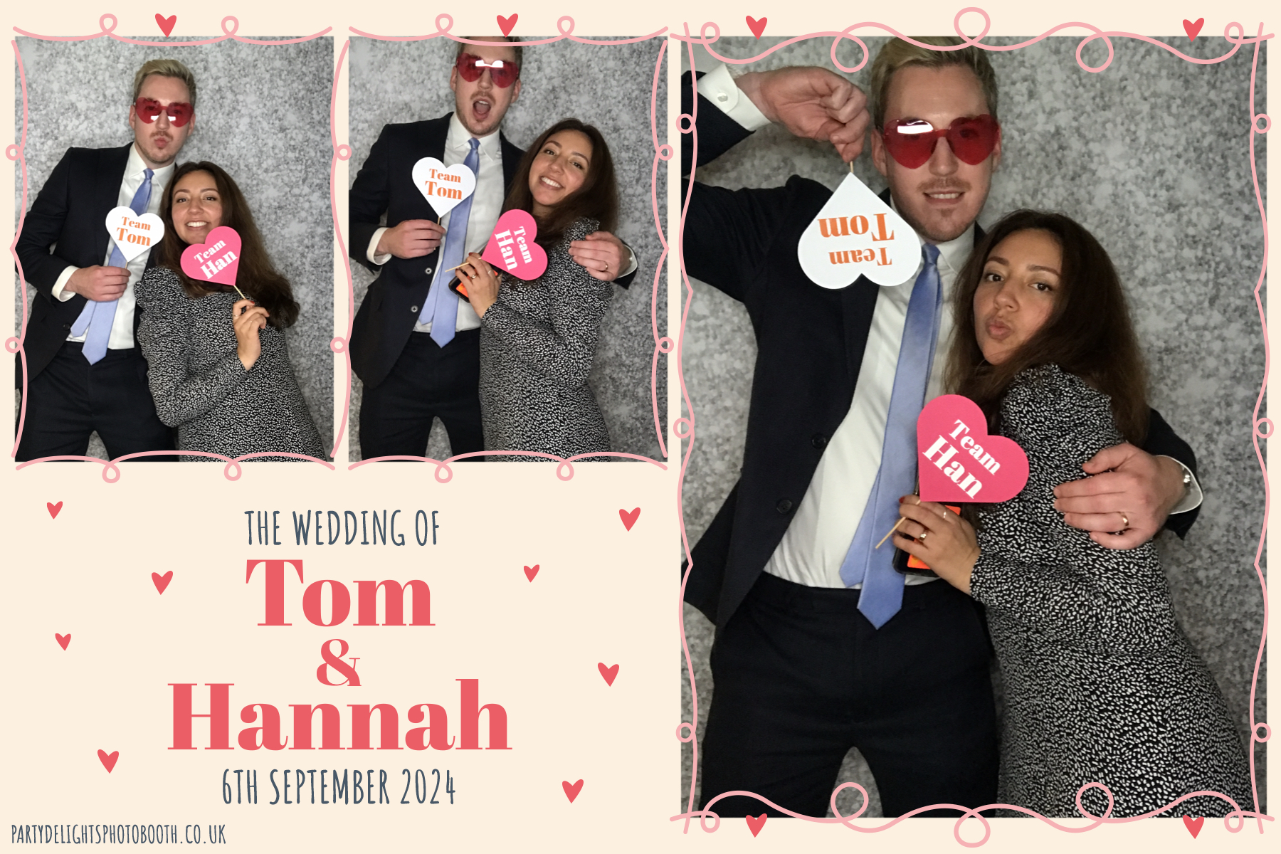 Tom and Hannah’s wedding | View more photos from the event at gallery.partydelightsphotobooth.co.uk/u/PartyDelightsPhotoBooth/Tom-and-Hannah’s-wedding