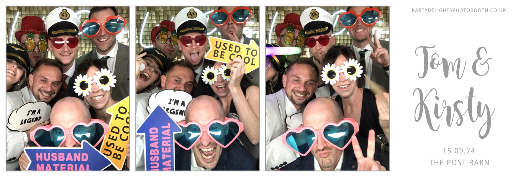 Tom and Kirsty's Wedding | View more photos from the event at gallery.partydelightsphotobooth.co.uk/u/PartyDelightsPhotoBooth/Tom-and-Kirstys-Wedding