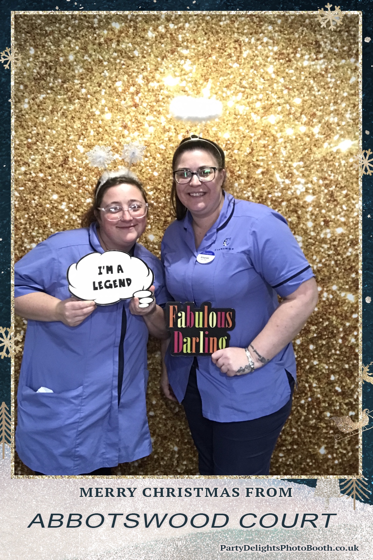 Abbotswood Court Christmas party | View more photos from the event at gallery.partydelightsphotobooth.co.uk/u/PartyDelightsPhotoBooth/Abbotswood-Court-Christmas-party-0