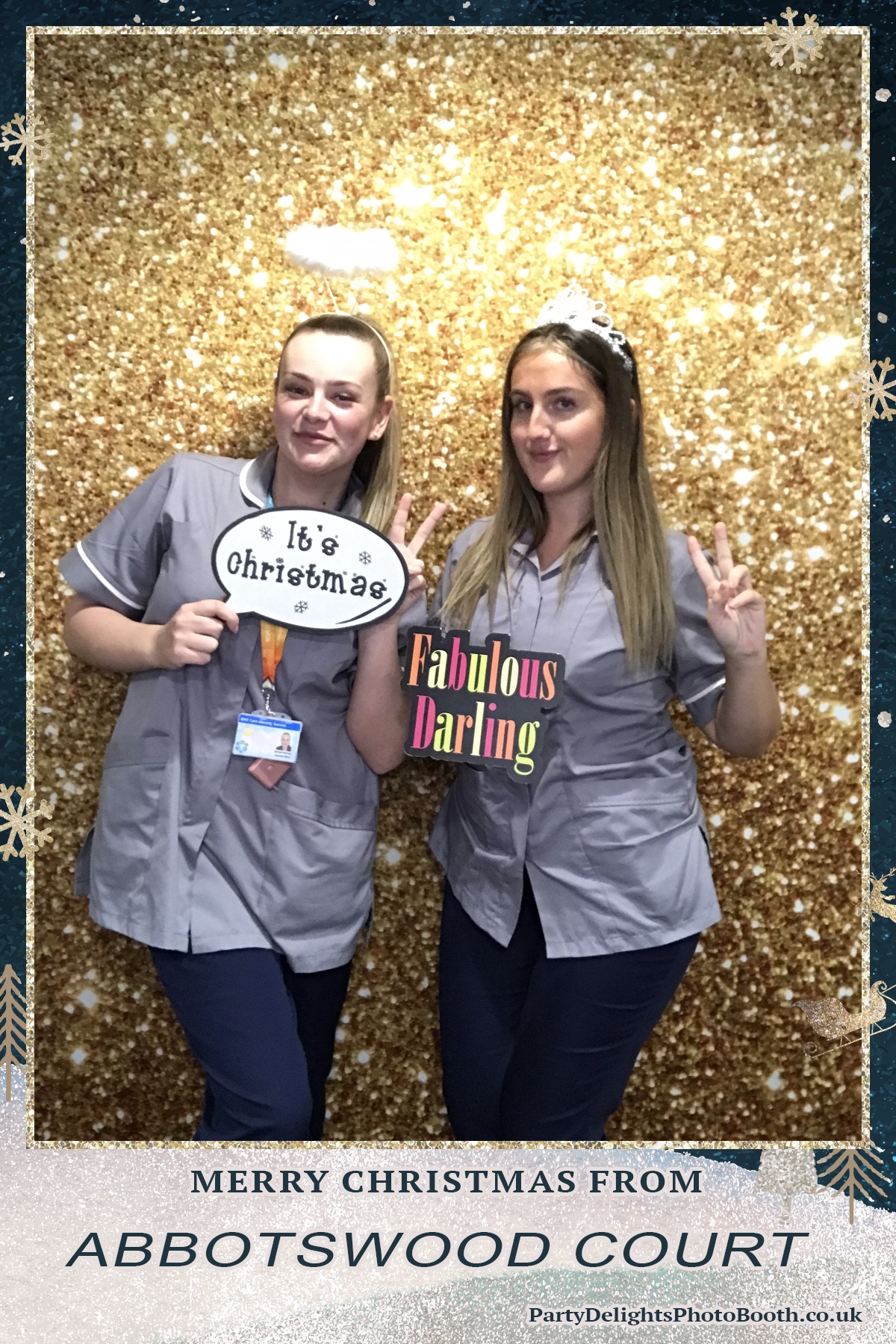 Abbotswood Court Christmas party | View more photos from the event at gallery.partydelightsphotobooth.co.uk/u/PartyDelightsPhotoBooth/Abbotswood-Court-Christmas-party-0