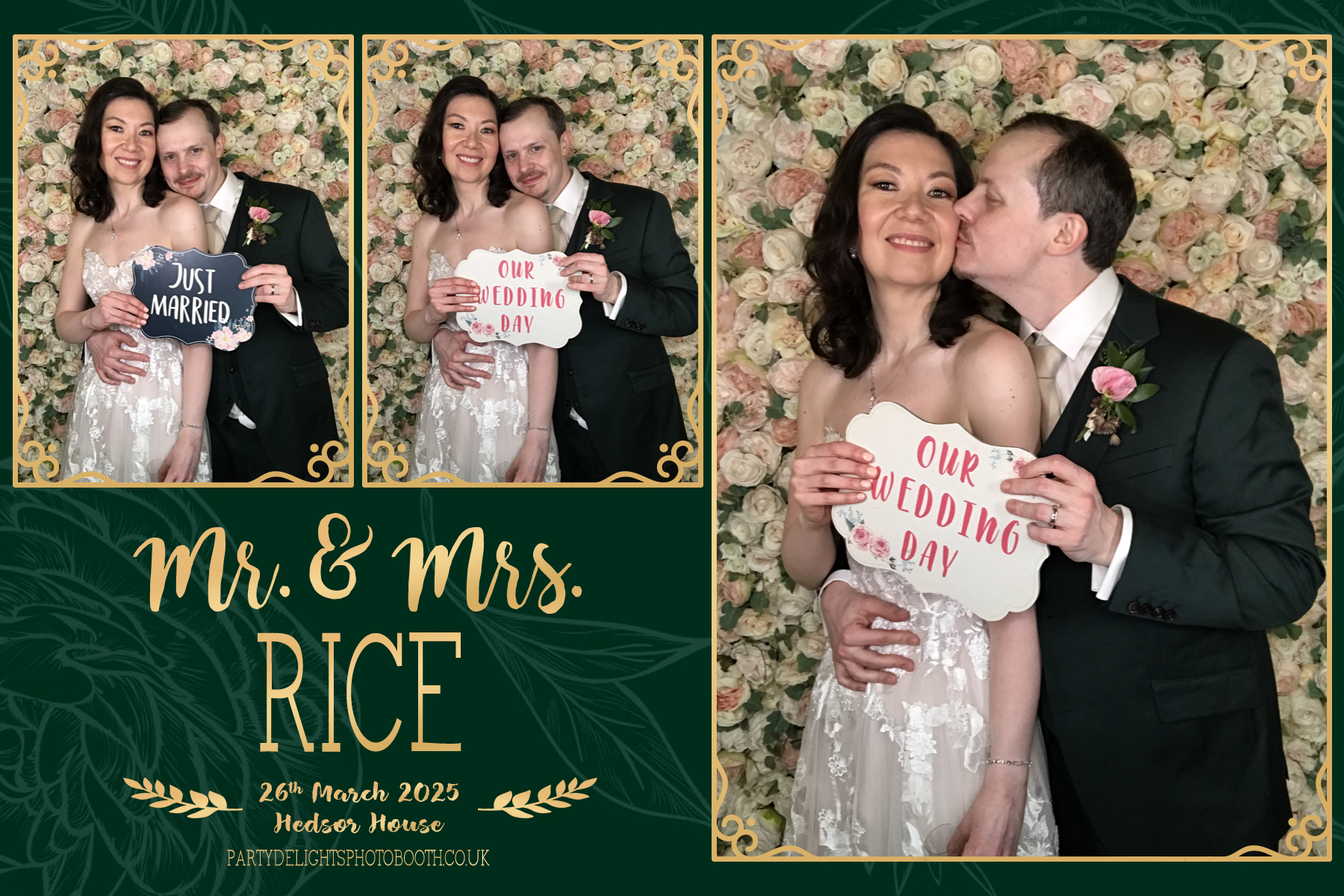 Aleeta and Andrew's Wedding | View more photos from the event at gallery.partydelightsphotobooth.co.uk/u/PartyDelightsPhotoBooth/Aleeta-and-Andrews-Wedding