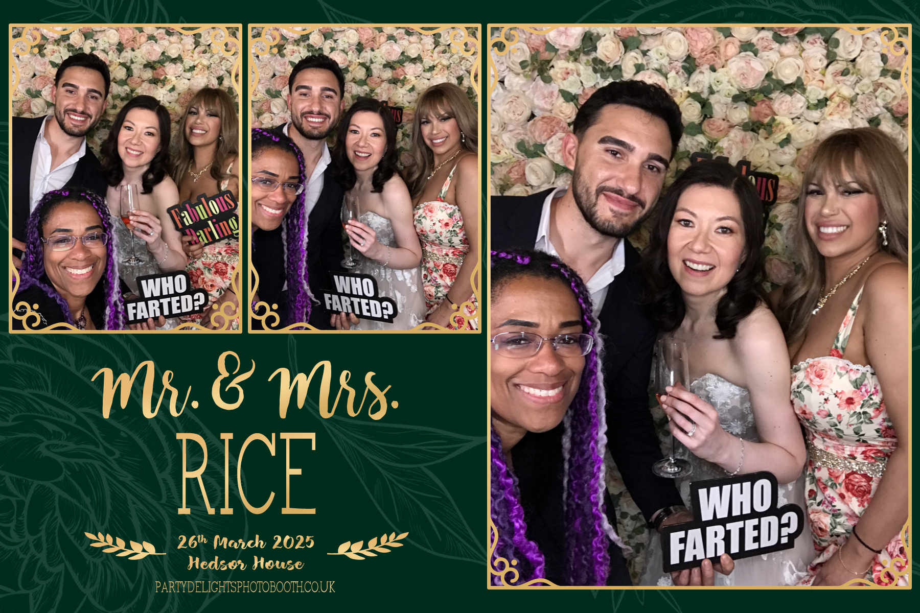 Aleeta and Andrew's Wedding | View more photos from the event at gallery.partydelightsphotobooth.co.uk/u/PartyDelightsPhotoBooth/Aleeta-and-Andrews-Wedding