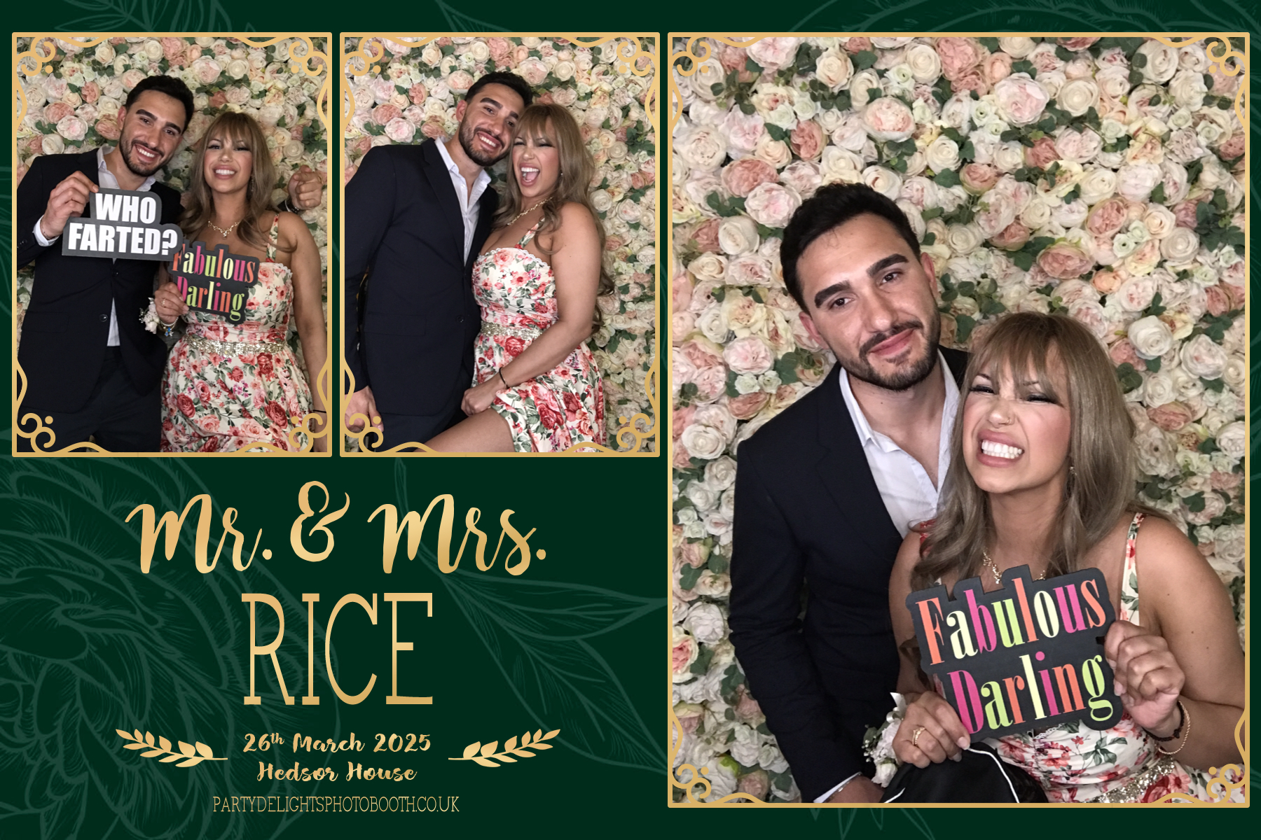 Aleeta and Andrew's Wedding | View more photos from the event at gallery.partydelightsphotobooth.co.uk/u/PartyDelightsPhotoBooth/Aleeta-and-Andrews-Wedding