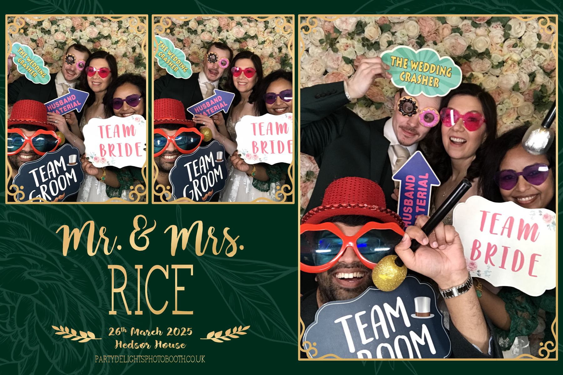 Aleeta and Andrew's Wedding | View more photos from the event at gallery.partydelightsphotobooth.co.uk/u/PartyDelightsPhotoBooth/Aleeta-and-Andrews-Wedding