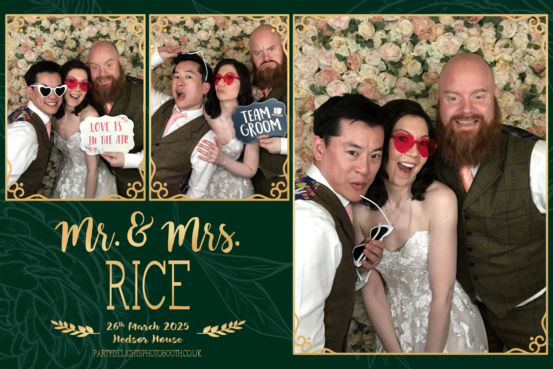 Aleeta and Andrew's Wedding | View more photos from the event at gallery.partydelightsphotobooth.co.uk/u/PartyDelightsPhotoBooth/Aleeta-and-Andrews-Wedding