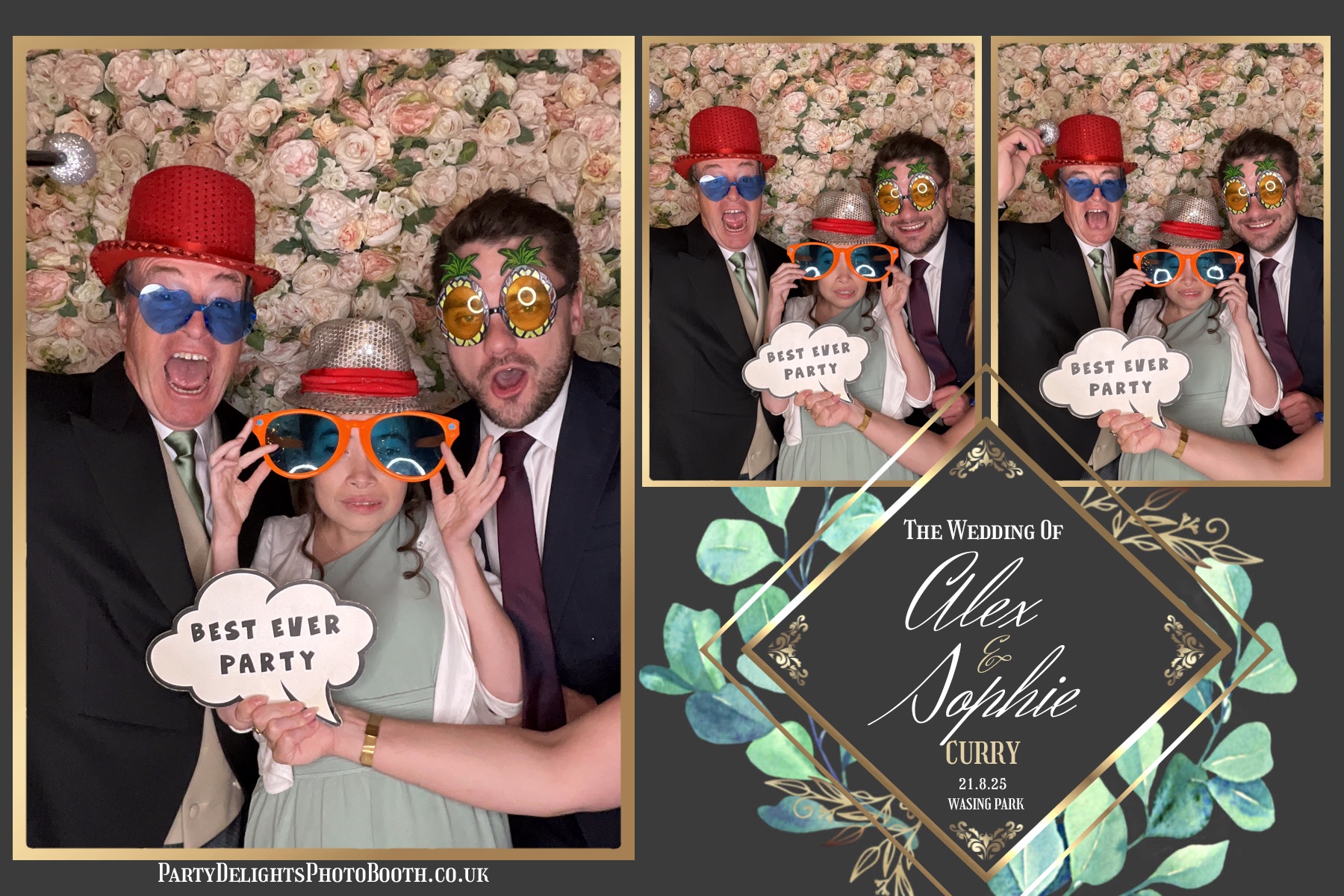 Alex and Sophie's Wedding | View more photos from the event at gallery.partydelightsphotobooth.co.uk/u/PartyDelightsPhotoBooth/Alex-and-Sophies-Wedding-0