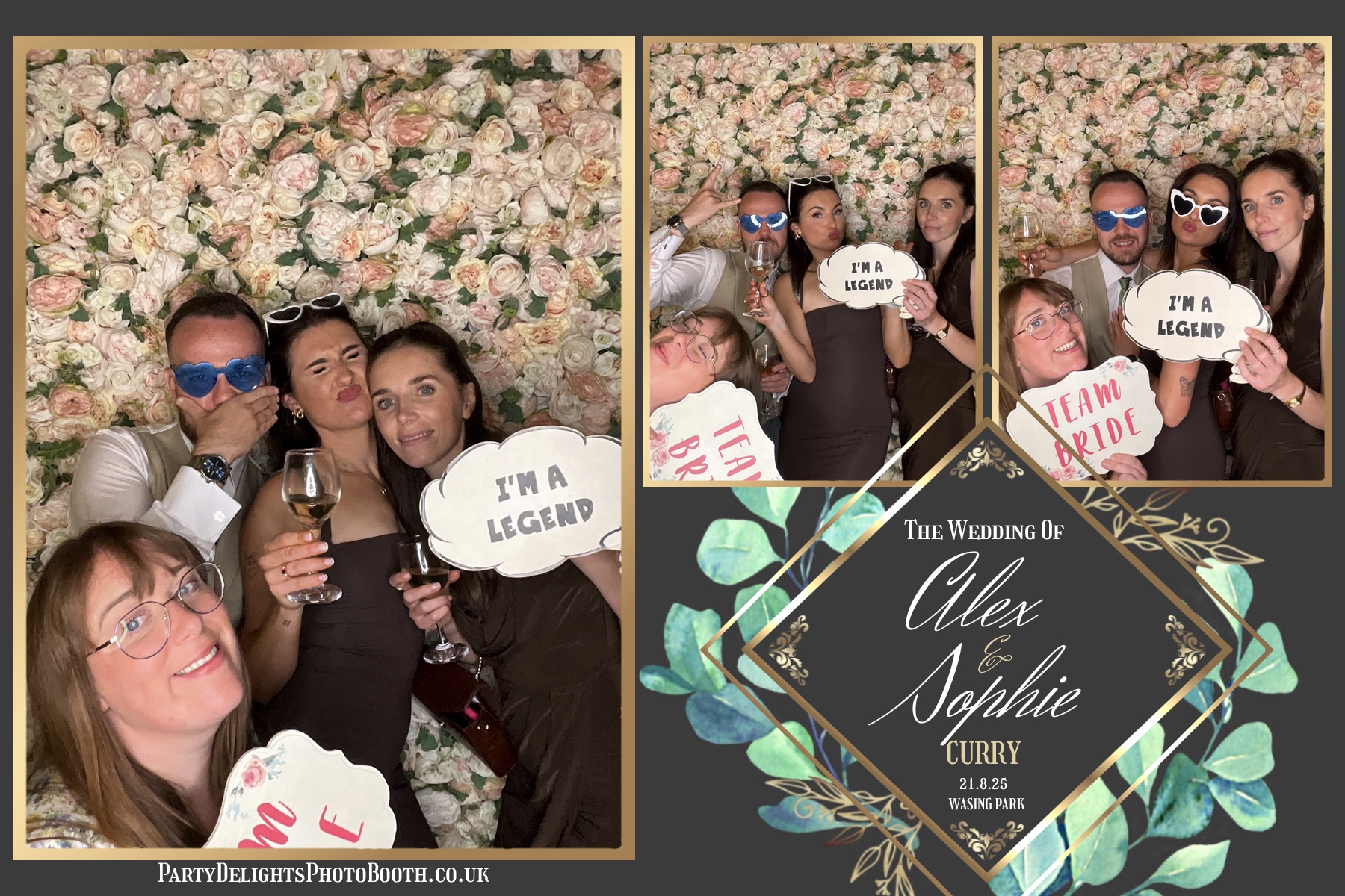 Alex and Sophie's Wedding | View more photos from the event at gallery.partydelightsphotobooth.co.uk/u/PartyDelightsPhotoBooth/Alex-and-Sophies-Wedding-0