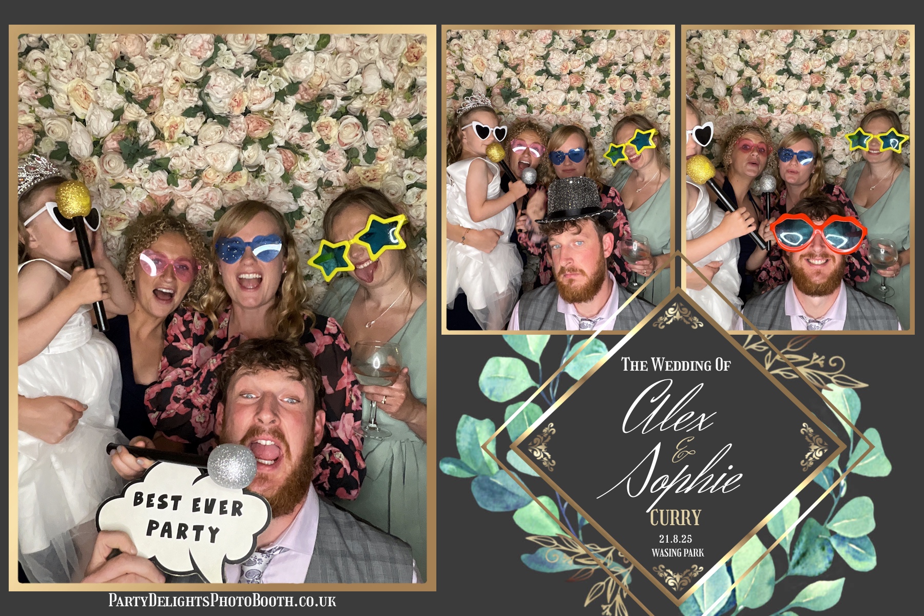 Alex and Sophie's Wedding | View more photos from the event at gallery.partydelightsphotobooth.co.uk/u/PartyDelightsPhotoBooth/Alex-and-Sophies-Wedding-0