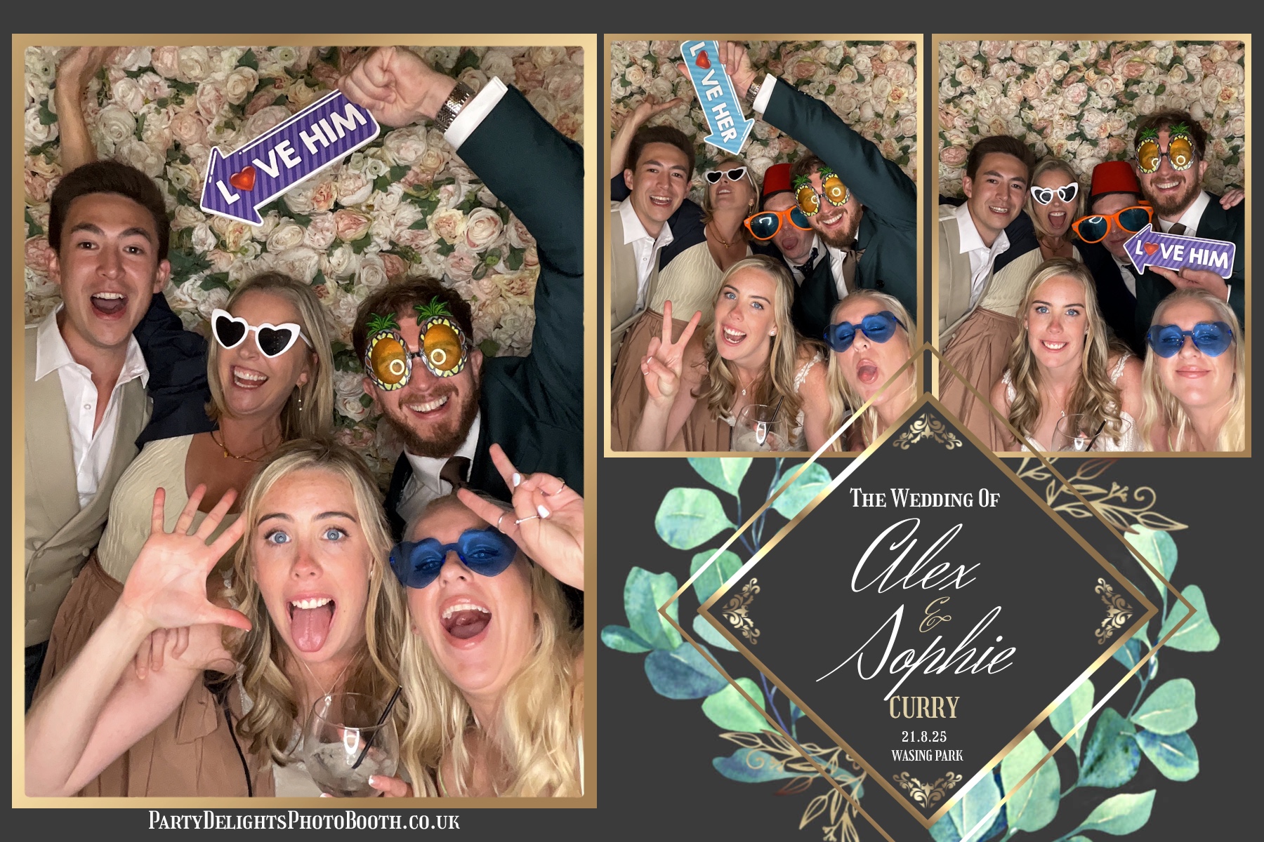 Alex and Sophie's Wedding | View more photos from the event at gallery.partydelightsphotobooth.co.uk/u/PartyDelightsPhotoBooth/Alex-and-Sophies-Wedding-0