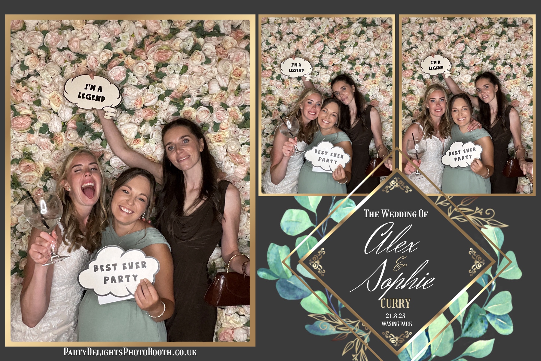 Alex and Sophie's Wedding | View more photos from the event at gallery.partydelightsphotobooth.co.uk/u/PartyDelightsPhotoBooth/Alex-and-Sophies-Wedding-0