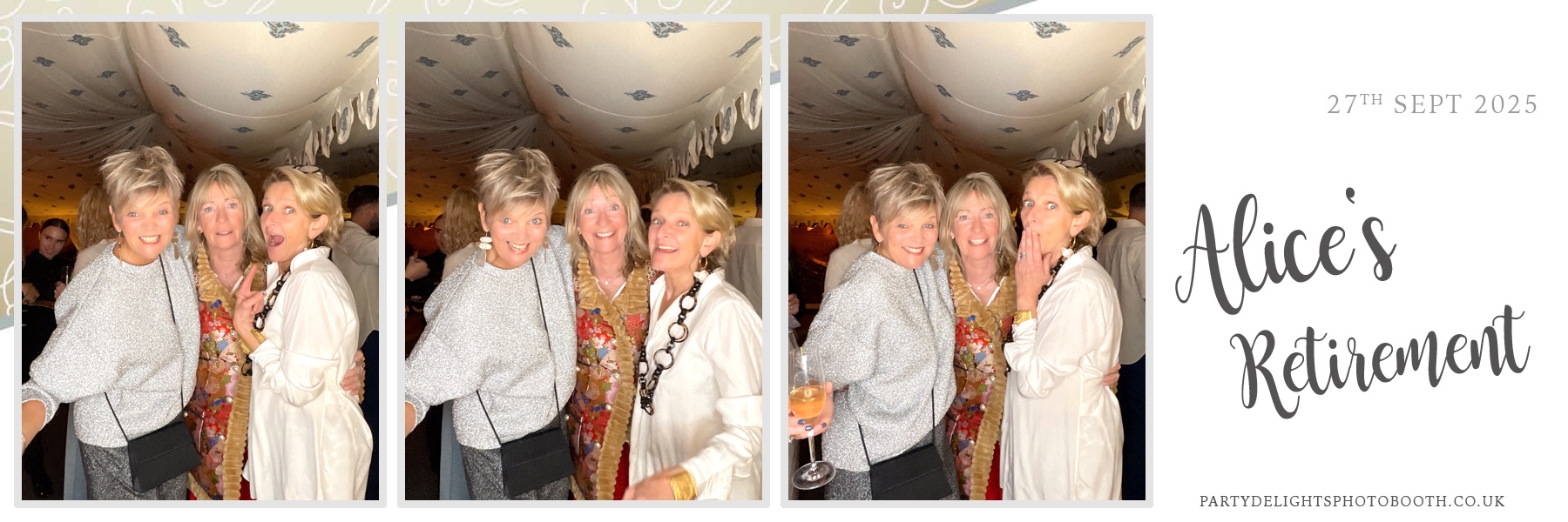 Alice's retirement party | View more photos from the event at gallery.partydelightsphotobooth.co.uk/u/PartyDelightsPhotoBooth/Alices-retirement-party