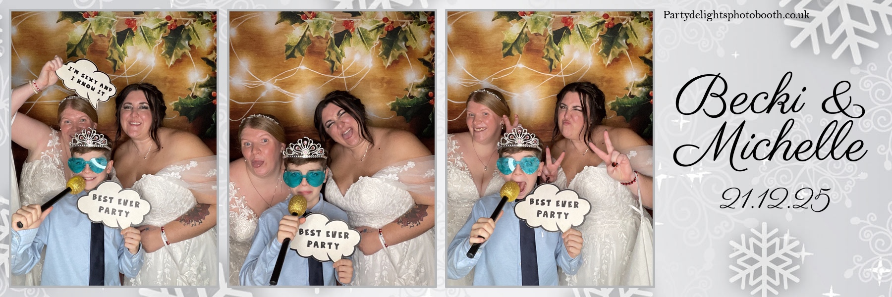 Becki & Michelle's Wedding | View more photos from the event at gallery.partydelightsphotobooth.co.uk/u/PartyDelightsPhotoBooth/Becki-Michelles-Wedding
