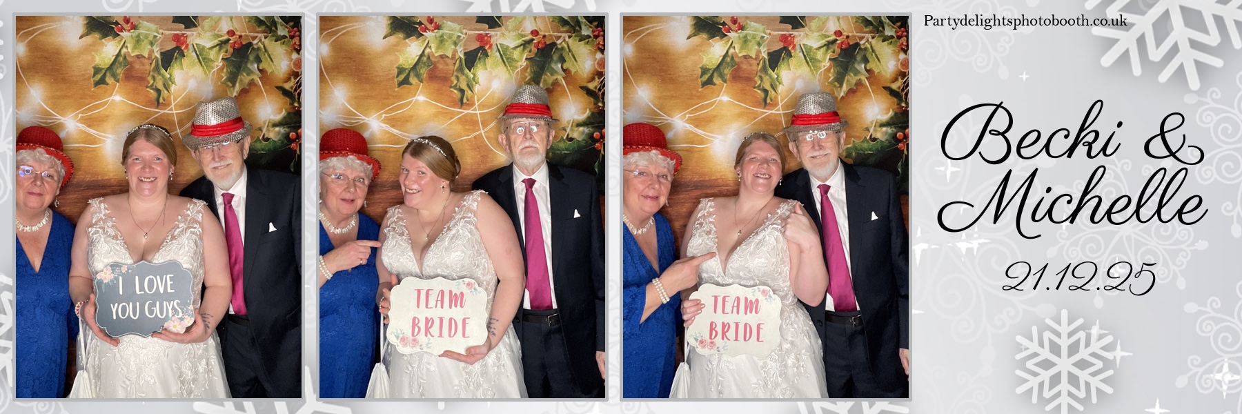 Becki & Michelle's Wedding | View more photos from the event at gallery.partydelightsphotobooth.co.uk/u/PartyDelightsPhotoBooth/Becki-Michelles-Wedding