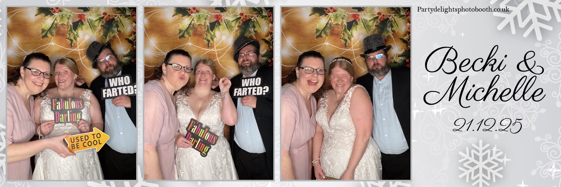 Becki & Michelle's Wedding | View more photos from the event at gallery.partydelightsphotobooth.co.uk/u/PartyDelightsPhotoBooth/Becki-Michelles-Wedding