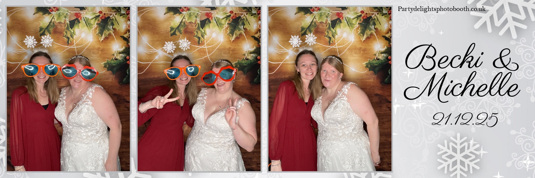 Becki & Michelle's Wedding | View more photos from the event at gallery.partydelightsphotobooth.co.uk/u/PartyDelightsPhotoBooth/Becki-Michelles-Wedding