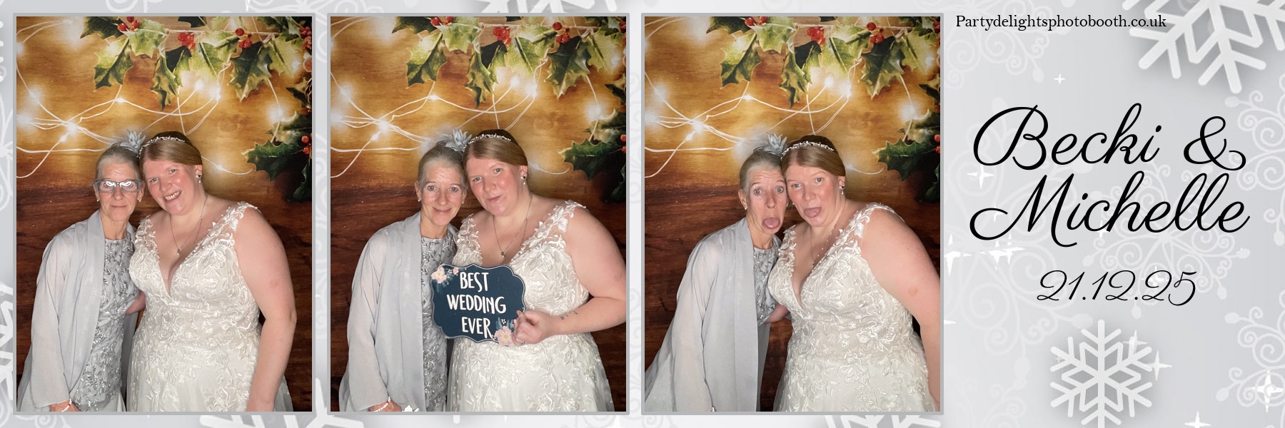 Becki & Michelle's Wedding | View more photos from the event at gallery.partydelightsphotobooth.co.uk/u/PartyDelightsPhotoBooth/Becki-Michelles-Wedding