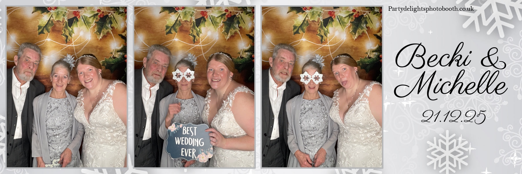 Becki & Michelle's Wedding | View more photos from the event at gallery.partydelightsphotobooth.co.uk/u/PartyDelightsPhotoBooth/Becki-Michelles-Wedding