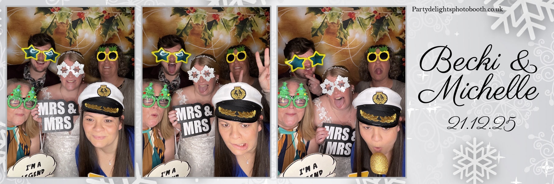 Becki & Michelle's Wedding | View more photos from the event at gallery.partydelightsphotobooth.co.uk/u/PartyDelightsPhotoBooth/Becki-Michelles-Wedding