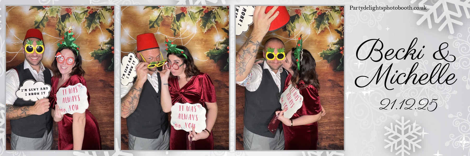 Becki & Michelle's Wedding | View more photos from the event at gallery.partydelightsphotobooth.co.uk/u/PartyDelightsPhotoBooth/Becki-Michelles-Wedding