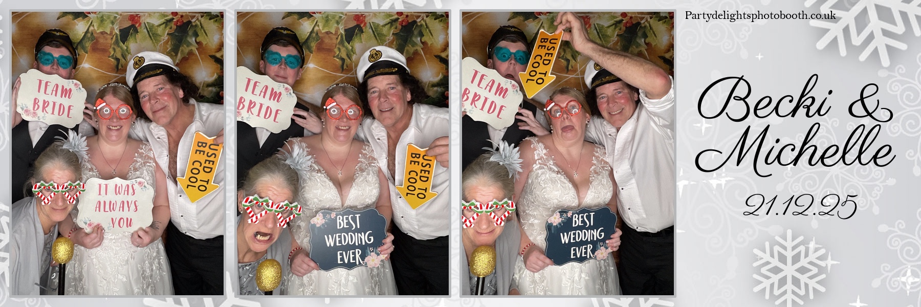 Becki & Michelle's Wedding | View more photos from the event at gallery.partydelightsphotobooth.co.uk/u/PartyDelightsPhotoBooth/Becki-Michelles-Wedding