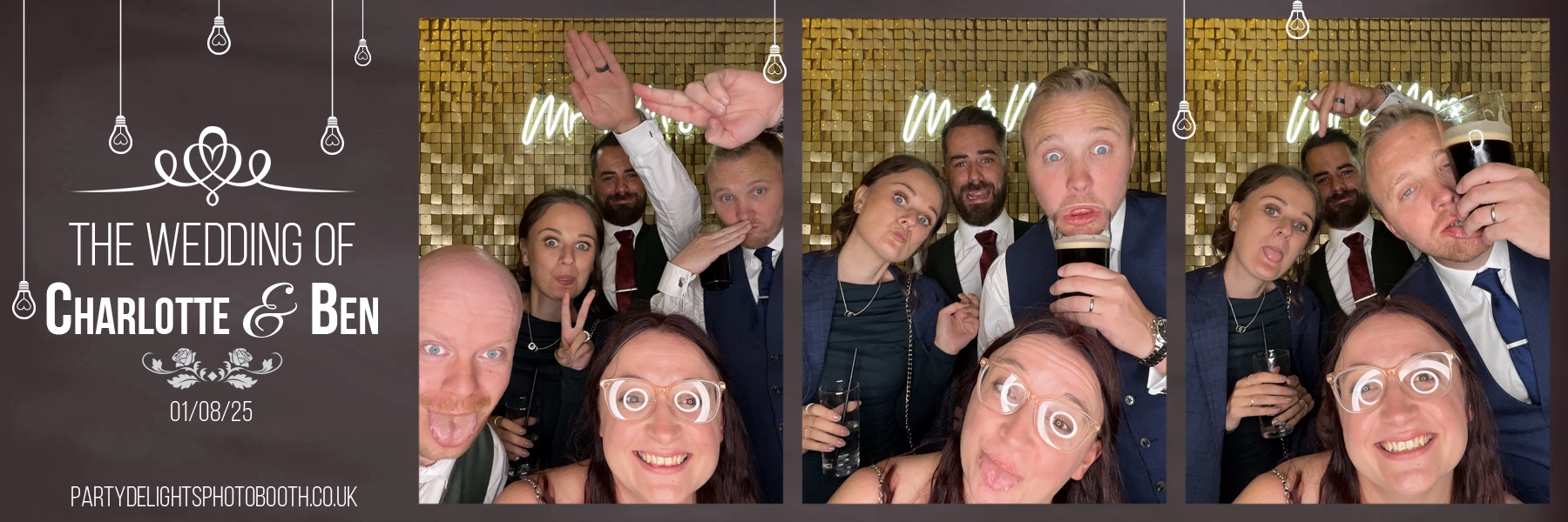 Ben & Charlotte's wedding | View more photos from the event at gallery.partydelightsphotobooth.co.uk/u/PartyDelightsPhotoBooth/Ben-Charlottes-wedding