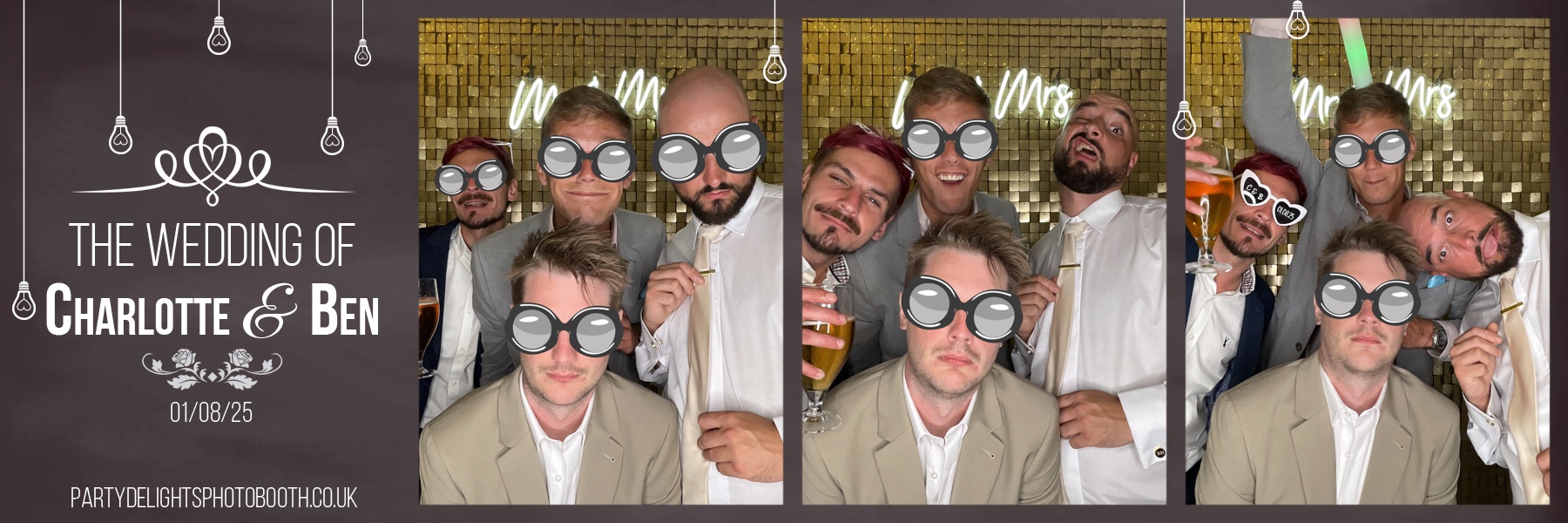 Ben & Charlotte's wedding | View more photos from the event at gallery.partydelightsphotobooth.co.uk/u/PartyDelightsPhotoBooth/Ben-Charlottes-wedding