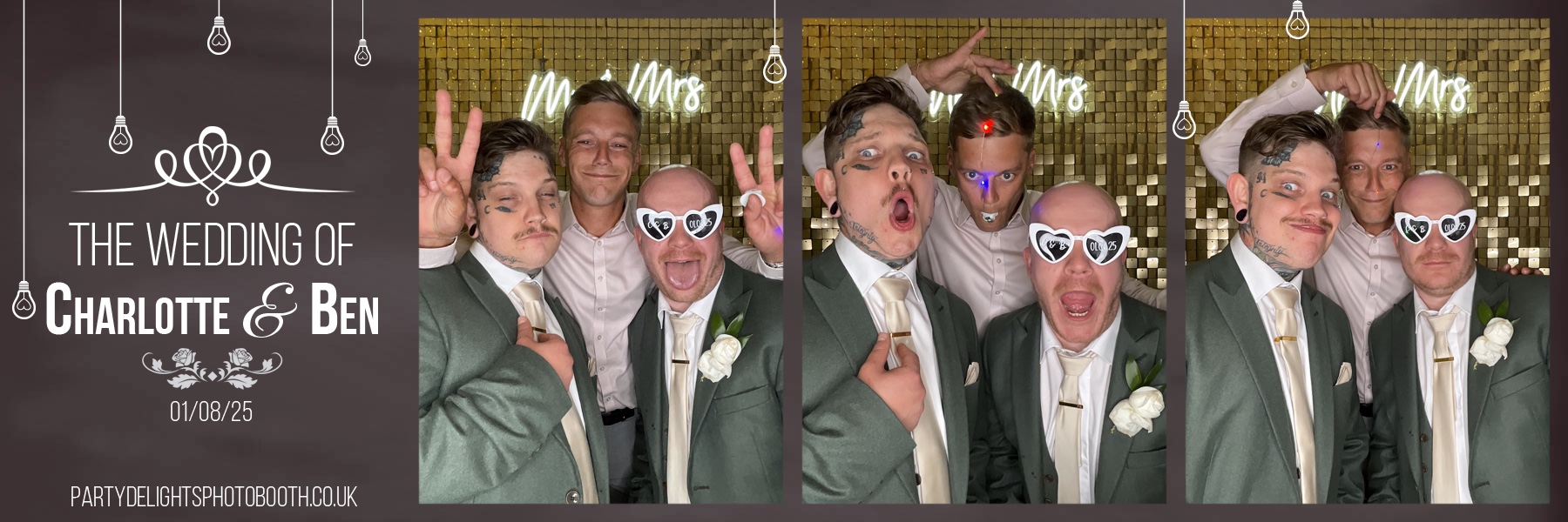 Ben & Charlotte's wedding | View more photos from the event at gallery.partydelightsphotobooth.co.uk/u/PartyDelightsPhotoBooth/Ben-Charlottes-wedding