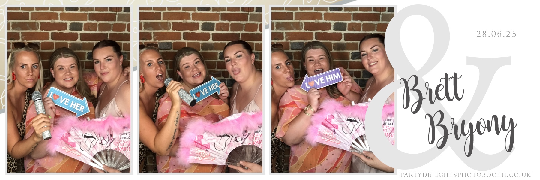 Bryony and Brett's Wedding | View more photos from the event at gallery.partydelightsphotobooth.co.uk/u/PartyDelightsPhotoBooth/Bryony-and-Bretts-Wedding