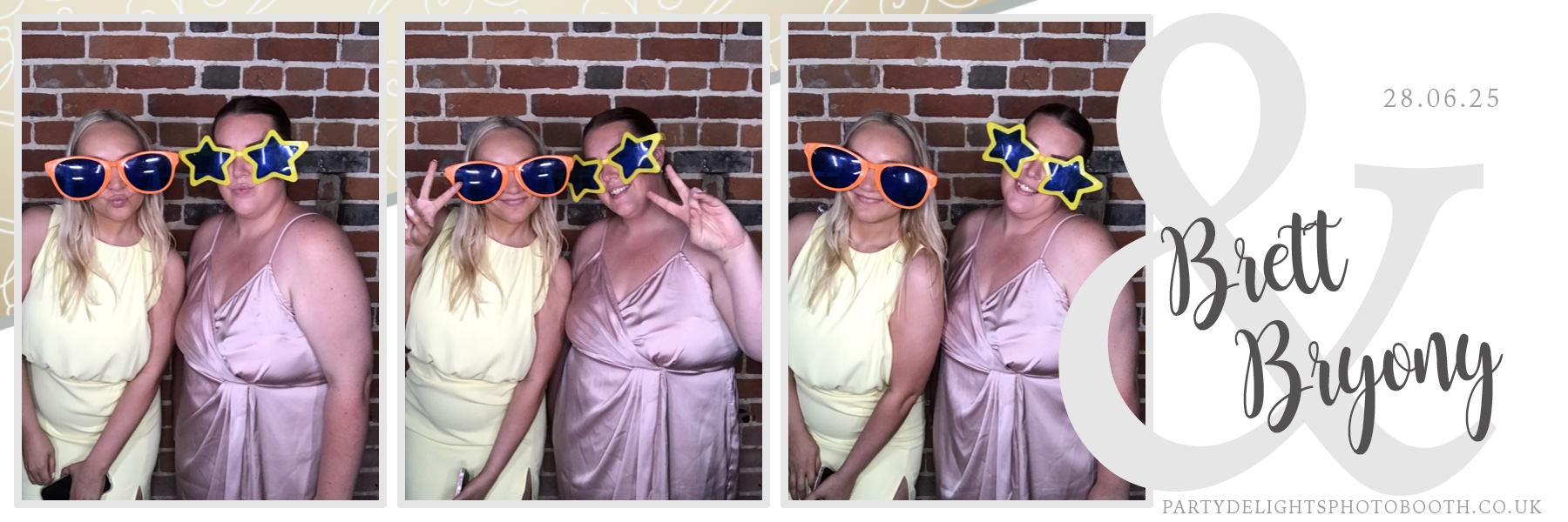 Bryony and Brett's Wedding | View more photos from the event at gallery.partydelightsphotobooth.co.uk/u/PartyDelightsPhotoBooth/Bryony-and-Bretts-Wedding
