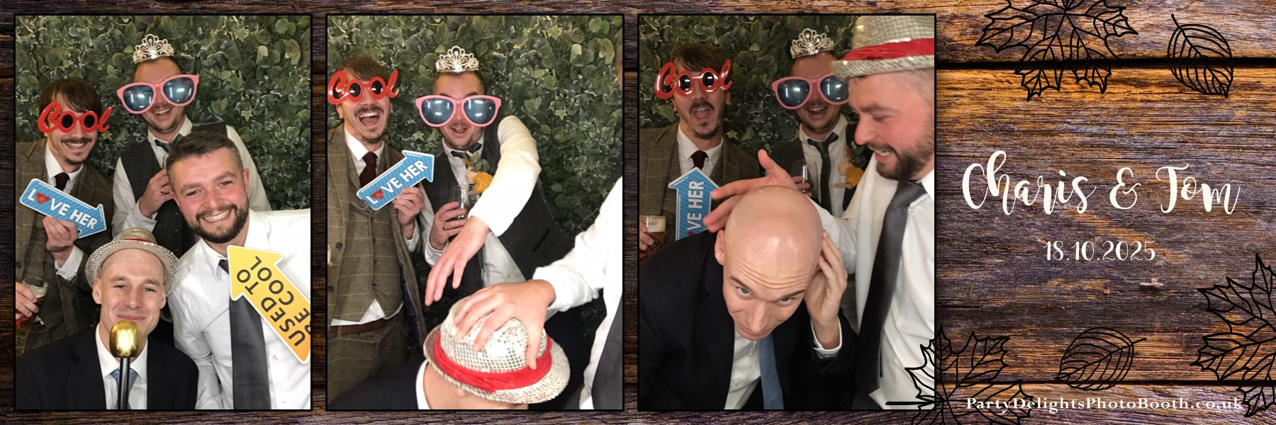 Charis & Toms Wedding | View more photos from the event at gallery.partydelightsphotobooth.co.uk/u/PartyDelightsPhotoBooth/Charis-Toms-Wedding