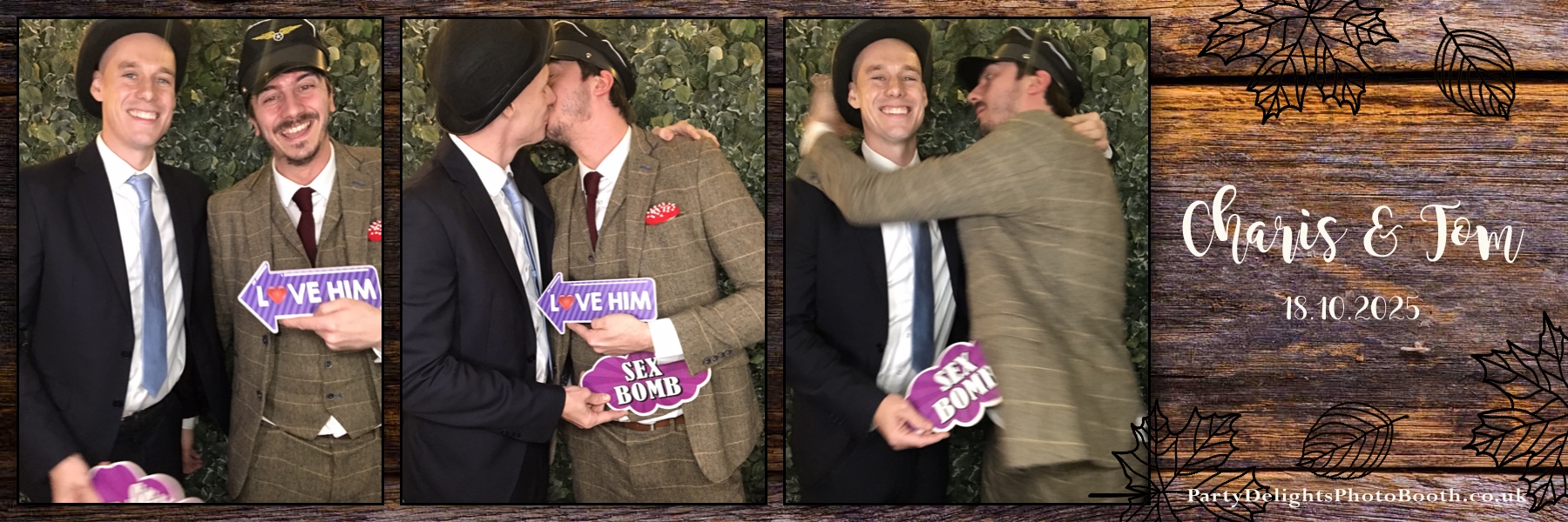 Charis & Toms Wedding | View more photos from the event at gallery.partydelightsphotobooth.co.uk/u/PartyDelightsPhotoBooth/Charis-Toms-Wedding