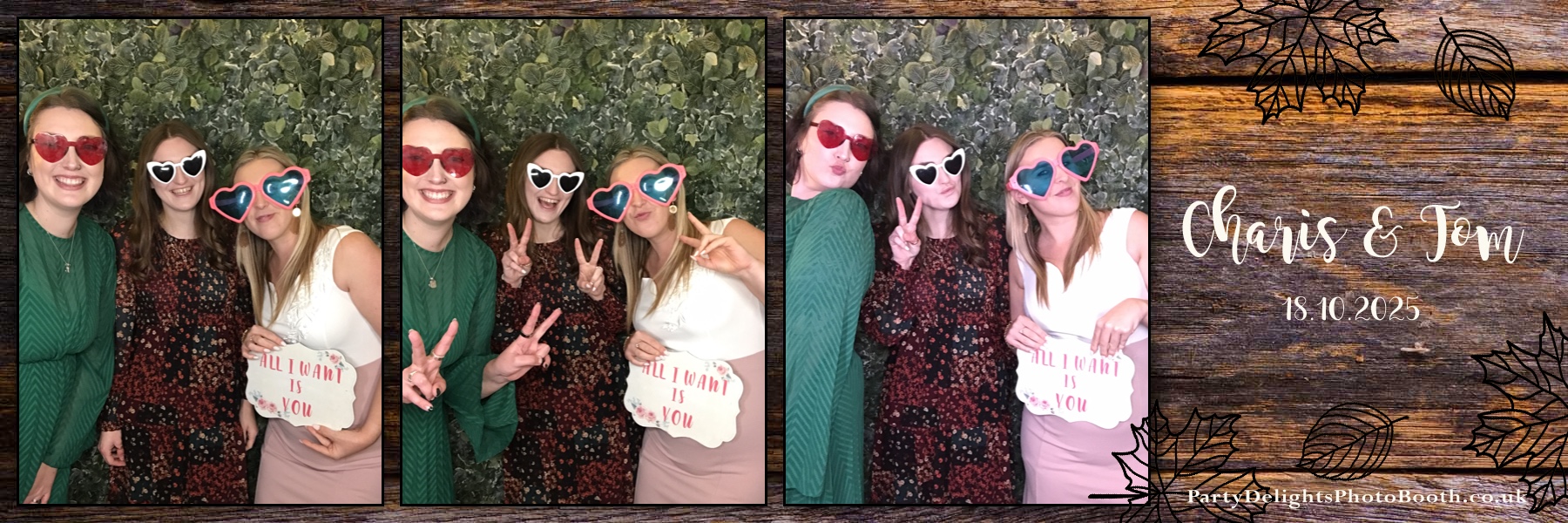 Charis & Toms Wedding | View more photos from the event at gallery.partydelightsphotobooth.co.uk/u/PartyDelightsPhotoBooth/Charis-Toms-Wedding