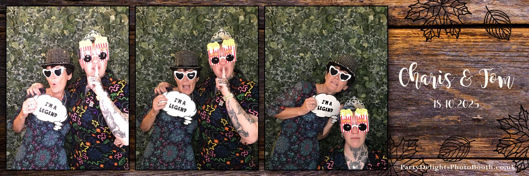 Charis & Toms Wedding | View more photos from the event at gallery.partydelightsphotobooth.co.uk/u/PartyDelightsPhotoBooth/Charis-Toms-Wedding