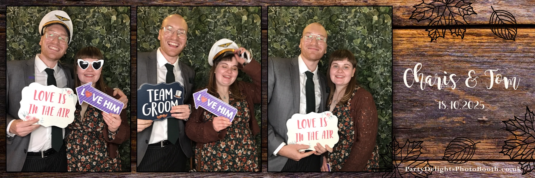 Charis & Toms Wedding | View more photos from the event at gallery.partydelightsphotobooth.co.uk/u/PartyDelightsPhotoBooth/Charis-Toms-Wedding