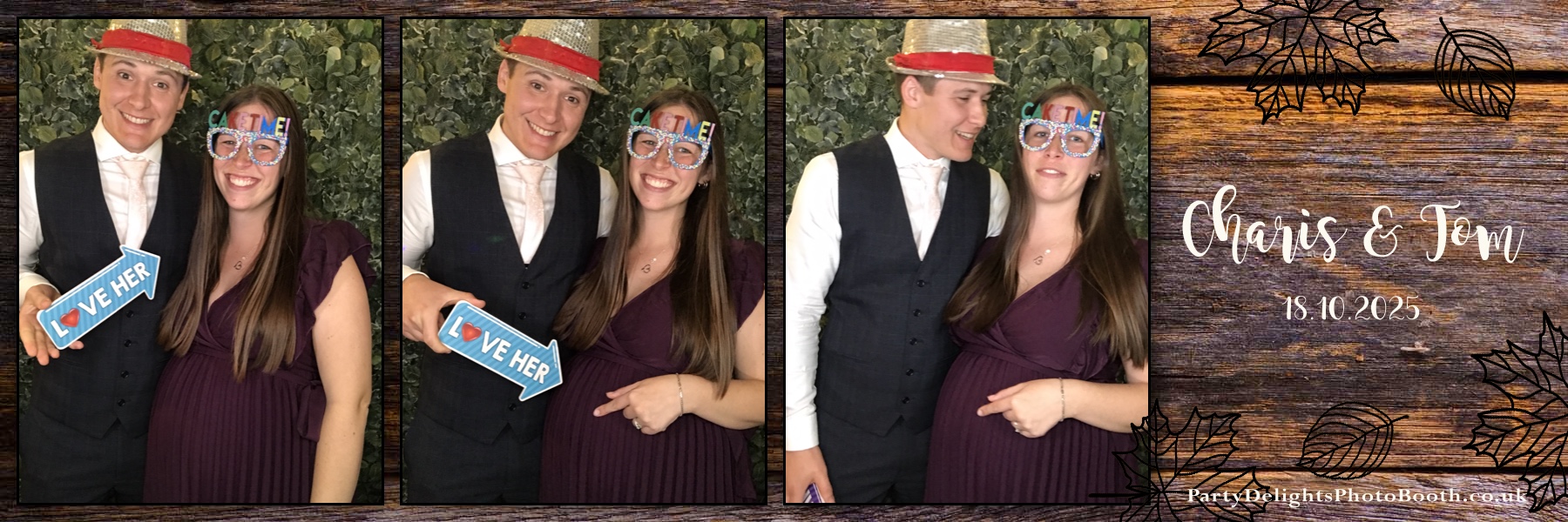 Charis & Toms Wedding | View more photos from the event at gallery.partydelightsphotobooth.co.uk/u/PartyDelightsPhotoBooth/Charis-Toms-Wedding