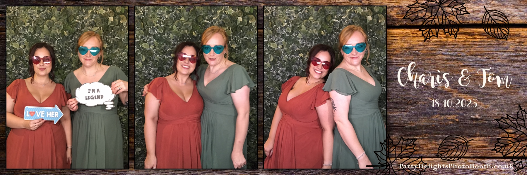 Charis & Toms Wedding | View more photos from the event at gallery.partydelightsphotobooth.co.uk/u/PartyDelightsPhotoBooth/Charis-Toms-Wedding