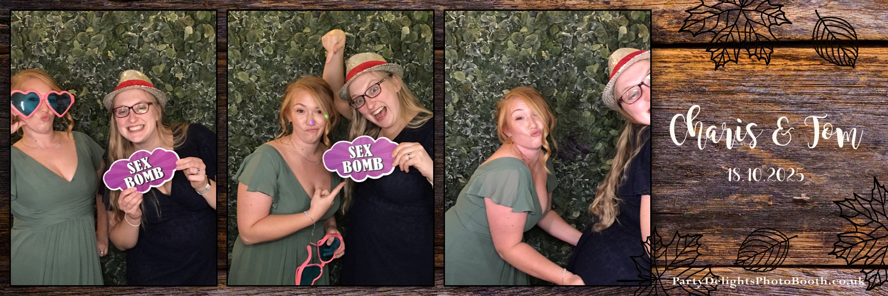 Charis & Toms Wedding | View more photos from the event at gallery.partydelightsphotobooth.co.uk/u/PartyDelightsPhotoBooth/Charis-Toms-Wedding