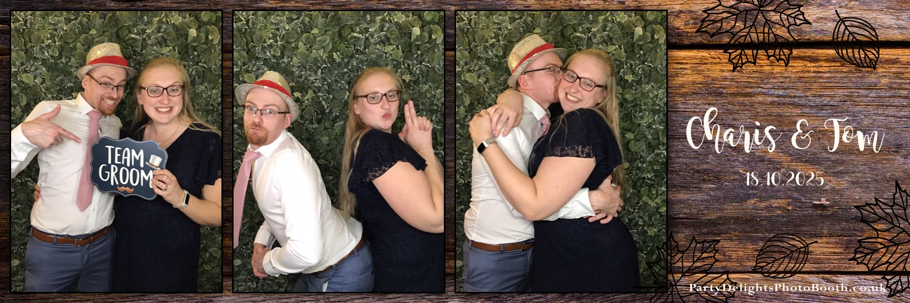 Charis & Toms Wedding | View more photos from the event at gallery.partydelightsphotobooth.co.uk/u/PartyDelightsPhotoBooth/Charis-Toms-Wedding