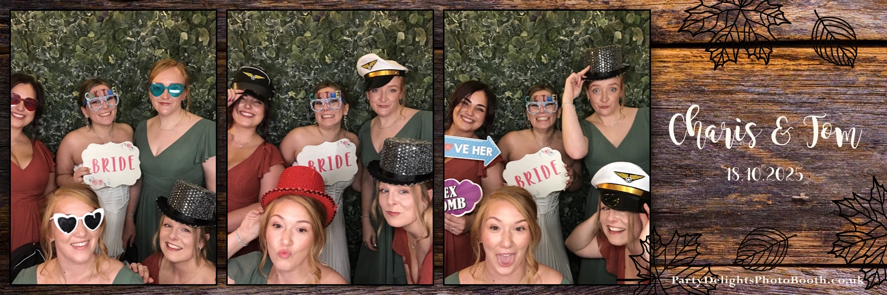 Charis & Toms Wedding | View more photos from the event at gallery.partydelightsphotobooth.co.uk/u/PartyDelightsPhotoBooth/Charis-Toms-Wedding