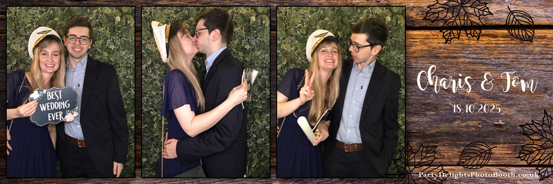 Charis & Toms Wedding | View more photos from the event at gallery.partydelightsphotobooth.co.uk/u/PartyDelightsPhotoBooth/Charis-Toms-Wedding