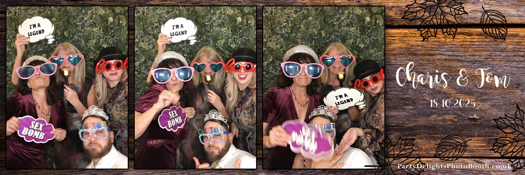 Charis & Toms Wedding | View more photos from the event at gallery.partydelightsphotobooth.co.uk/u/PartyDelightsPhotoBooth/Charis-Toms-Wedding