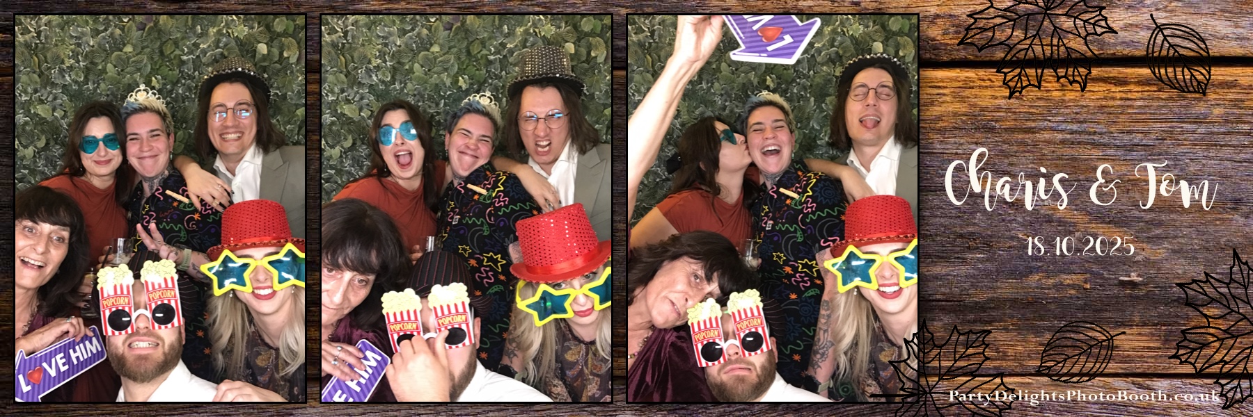 Charis & Toms Wedding | View more photos from the event at gallery.partydelightsphotobooth.co.uk/u/PartyDelightsPhotoBooth/Charis-Toms-Wedding