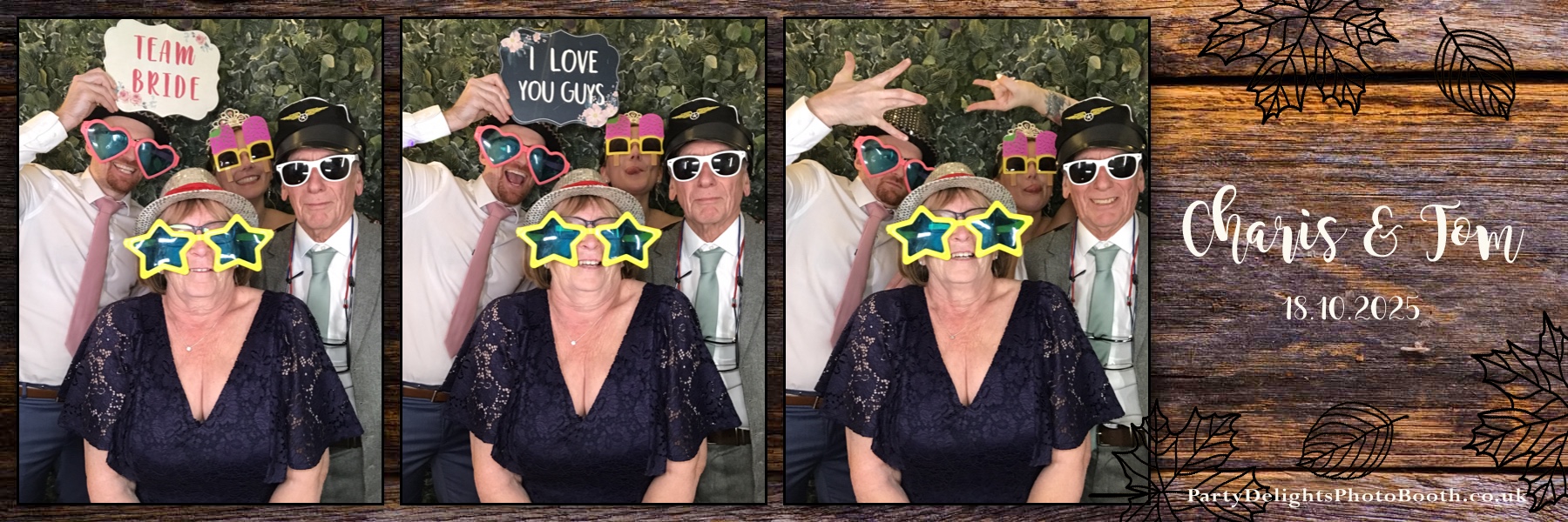 Charis & Toms Wedding | View more photos from the event at gallery.partydelightsphotobooth.co.uk/u/PartyDelightsPhotoBooth/Charis-Toms-Wedding